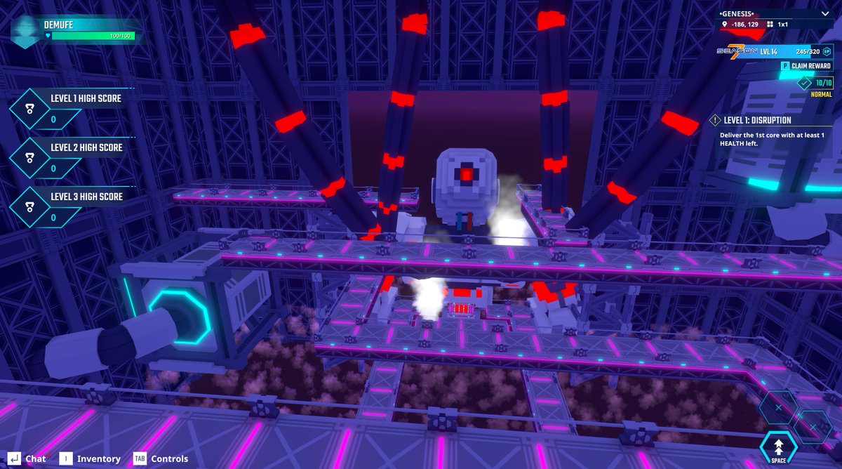 DeMuFel's tweet photo. Deathbot spotted in The Sandbox Season 7. I’m definitely not panicking. @TheSandboxGame  https://t.co/KGsabuw6Zd #Season7 https://t.co/guF8jAeqXD