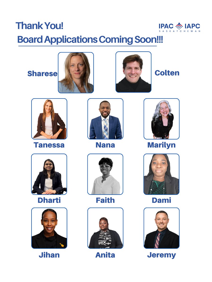 A big thank you to everyone who followed and engaged with our Board Spotlight series! 🙌

We loved celebrating the people behind IPAC SK.

👀 Board applications open soon for the 2026/27 year— stay tuned!

#IPACSaskatchewan #PublicService #Leadership