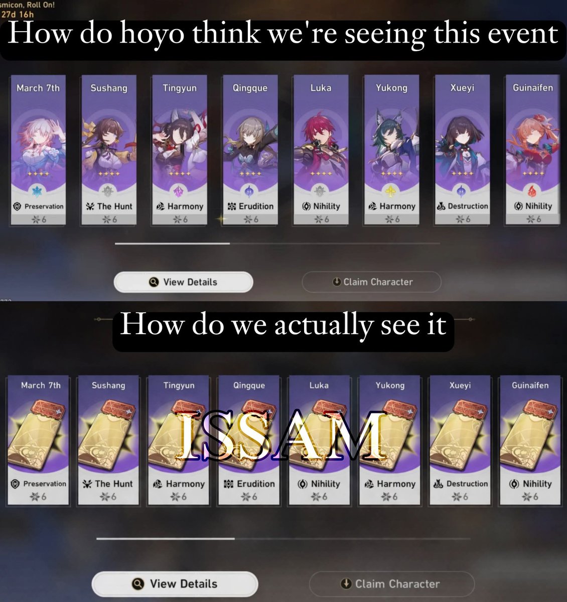 hsrmemes_'s tweet photo. Free pull

#HonkaiStarRail https://t.co/WCcQQ7XWkp