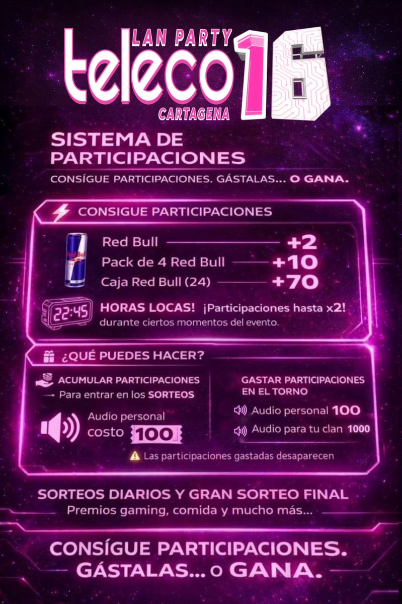 Teleco LAN Party tweet media