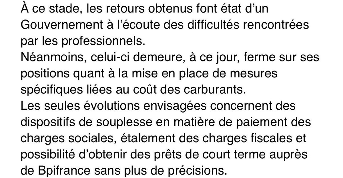 JTJANIEC's tweet photo. Voici ce que répond le gouvernement aux professionnels de la route 🤬🤬 @PChasserayOFF @40MA @tegnererik @GauthierBret @PascalPraud 
#BalanceTonPlein
#BalanceTonGouvernement
J´EN PEUX PLUS 
HONTE À VOUS DE NOUS LAISSER CREVER 
@SebLecornu @SergePapin_rf @RolandLescure https://t.co/6EQflFUpwP