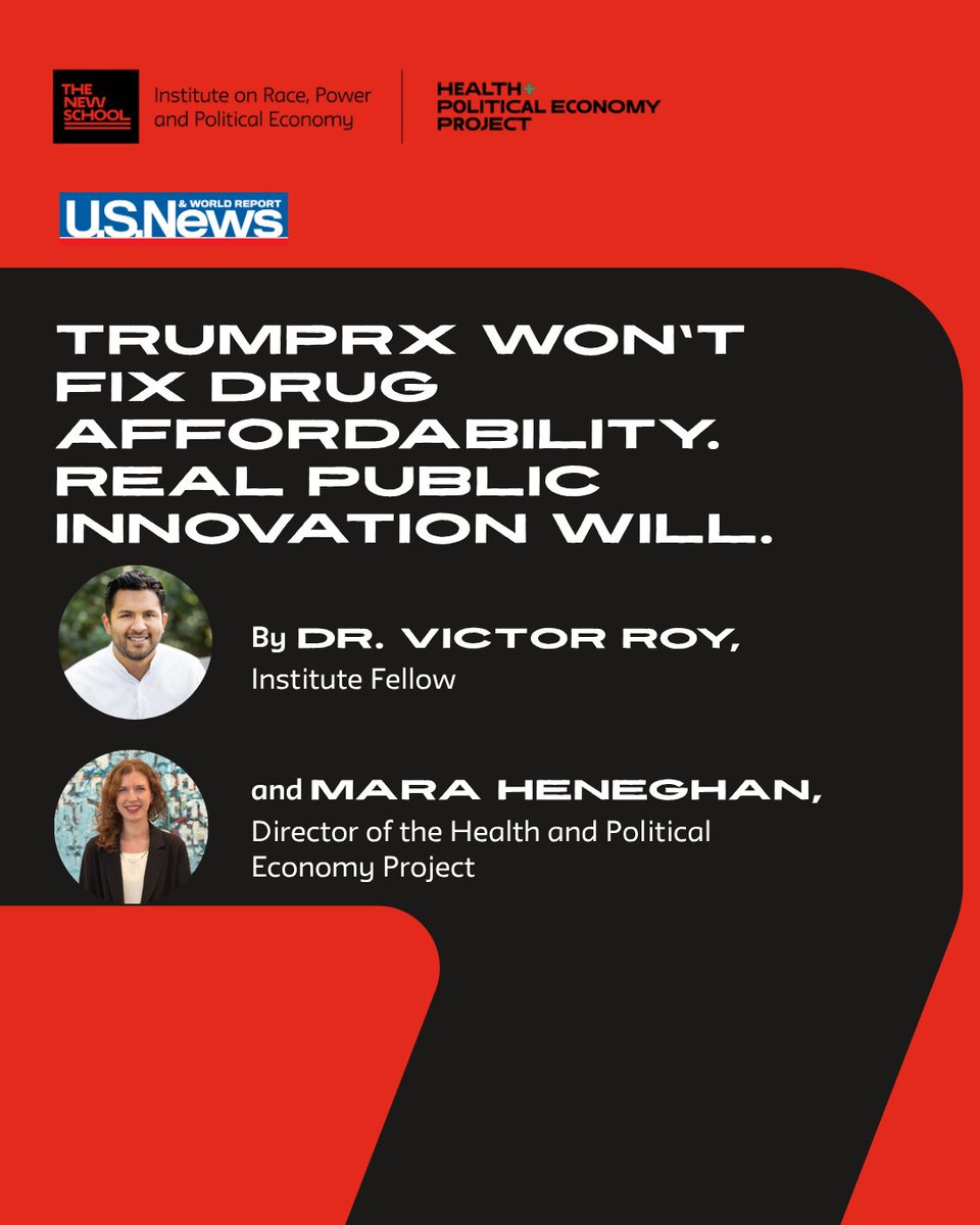 Institute on Race, Power and Political Economy tweet media