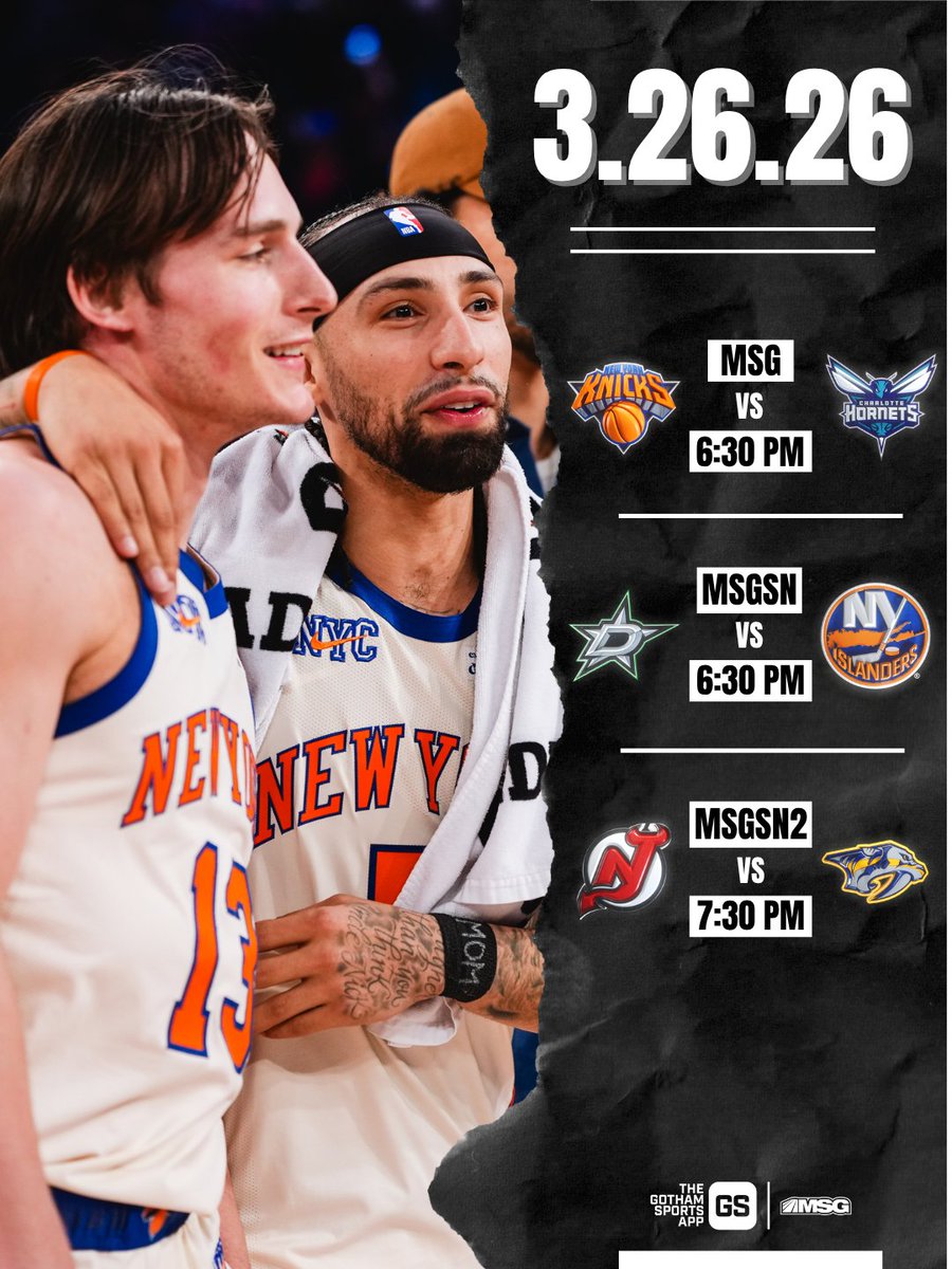 MSG Networks tweet media