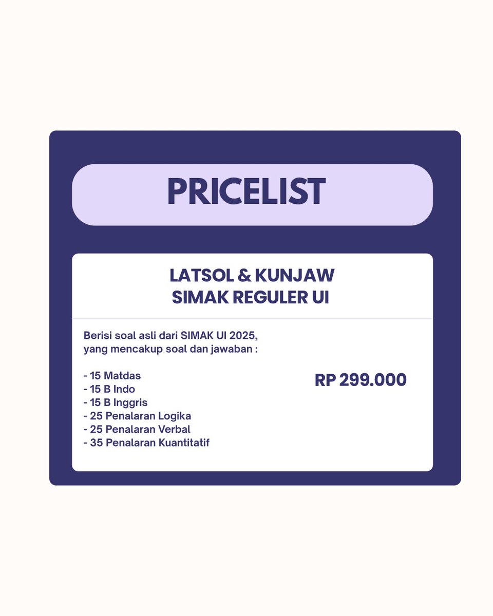 Les & Latsol - IUP ITB, UGM,UNAIR,UNDIP, SIMAK KKI tweet media