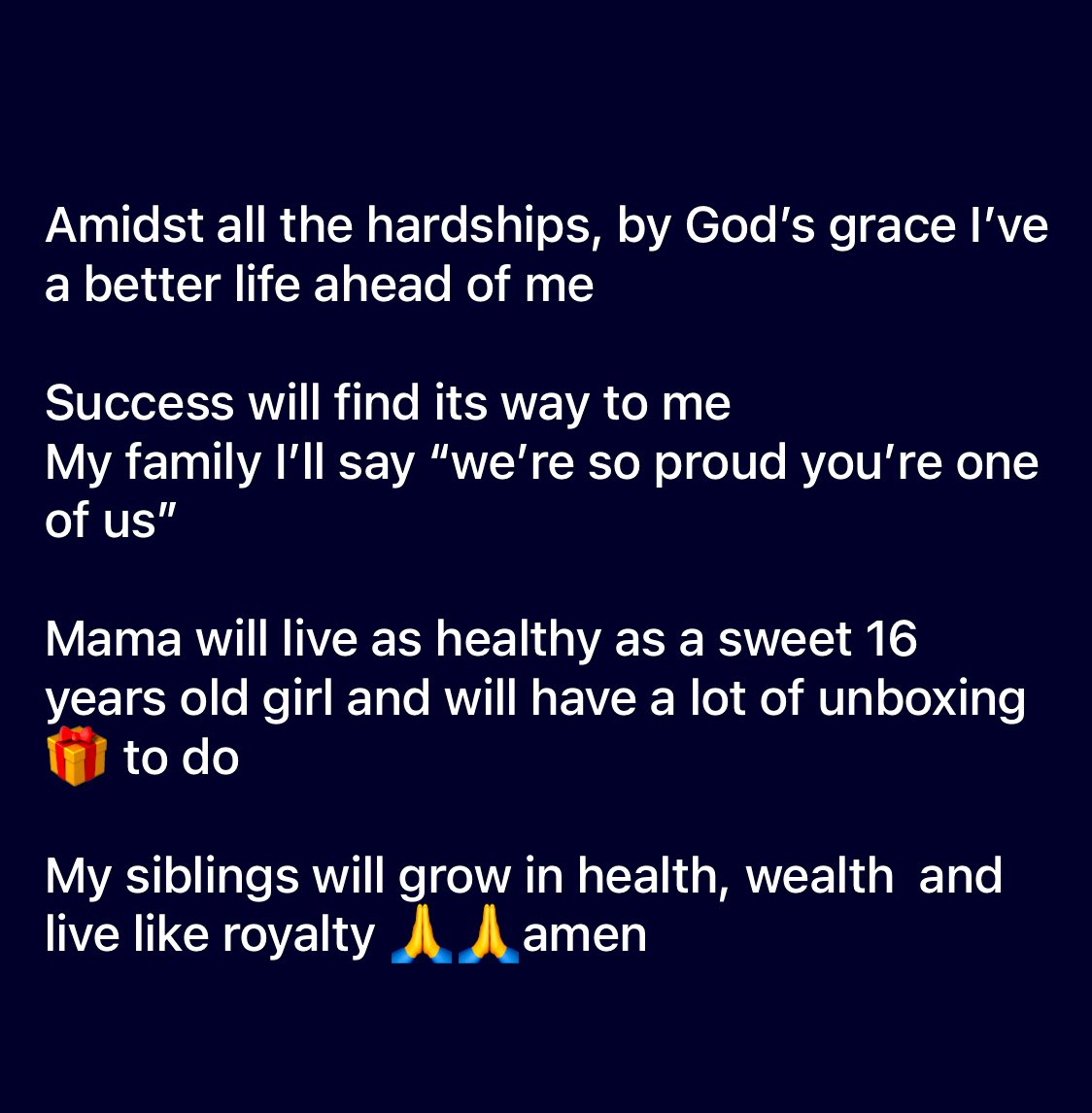 Boybiggy_'s tweet photo. Just say Amen 🙏 https://t.co/B515ASWllw