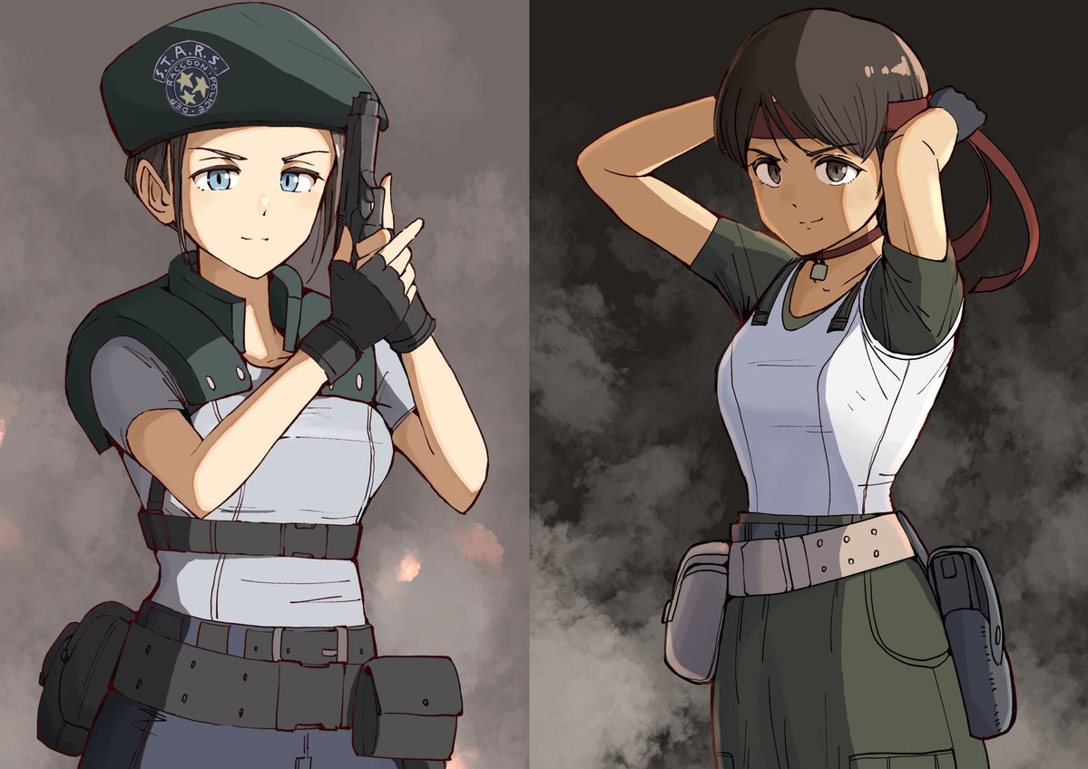 過去絵の初代OPレベッカちゃんと共演してもらいました！＃residentevil