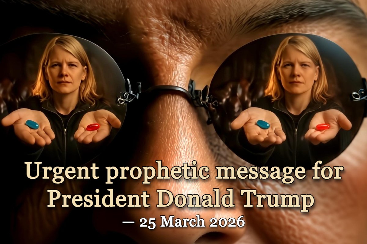 truthDeborah's tweet photo. @realDonaldTrump @WhiteHouse
 Urgent prophetic message for President Donald Trump – 25 March 2026

Watch here: https://t.co/Jd6DiNNBYB https://t.co/L3di9Qy7v0