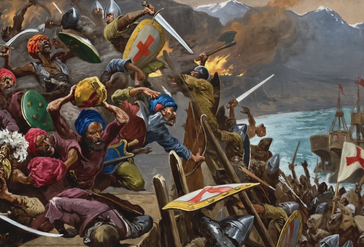 Warriors of the First Crusade storm the battlements!