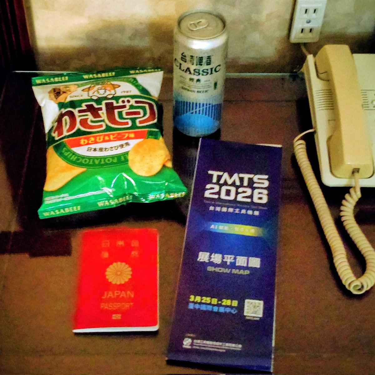 SANWA_KOUYU's tweet image. わさビーフ
初めて食べた
台湾で
ニ〜ハオ😊
#TMTS2026 に見学＆商談に来てるよ。
もちろん #紫流 を広める為だよ！
もしかして🤔
次回は誰かと、
コラボして…
出展するかも🤩
そんなワクワクする海外出張です✨
戦争の影響で
台湾の油屋さんも
価格高騰や購入量が制限されて大変らしい🫠ｵﾅｼﾞﾀﾞ