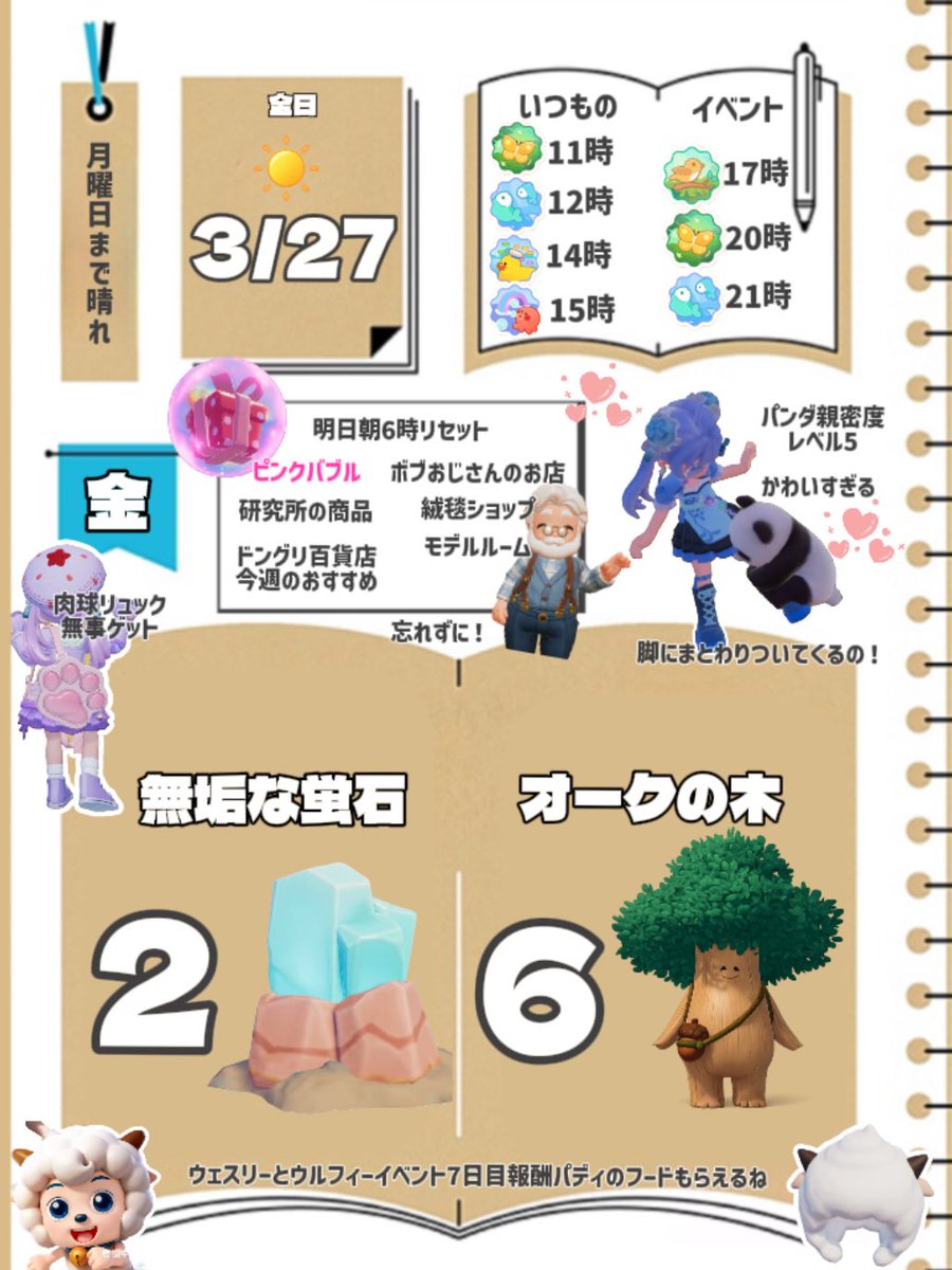 ArichanTaylor's tweet photo. 今日3/27のハートピア

無垢な蛍石🪨　オークの木🌲場所

#ハートピア  #heartopia   #ハートピアスローライフ https://t.co/IzcpD4gTOM