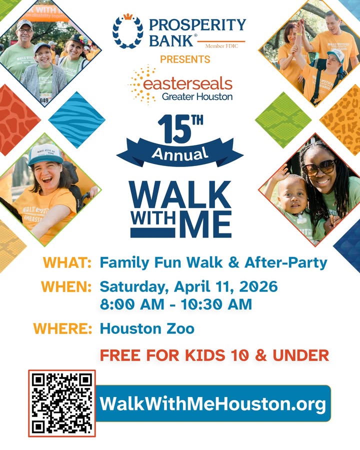 eastersealshou's tweet photo. Register now for our 15th annual #WalkWithMeHouston presented by @PB_USA on April 11 at the Houston Zoo! Support our services for people of all ages with all types of disabilities, seniors, caregivers, veterans, and their families!

Register or donate at https://t.co/jddbZpe9lb https://t.co/cwb1GkIijP