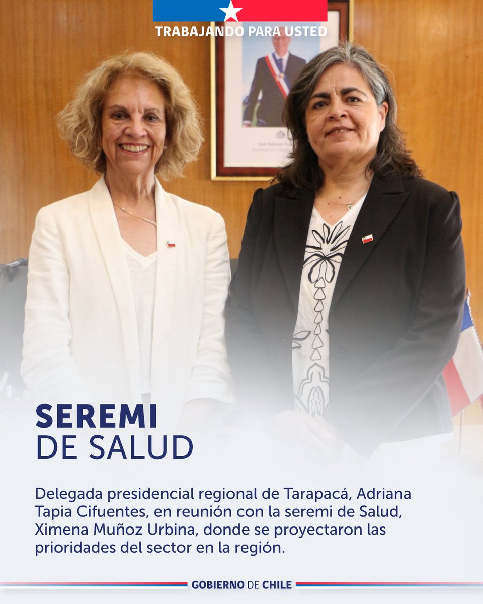 Delegación Presidencial Regional de Tarapacá tweet media