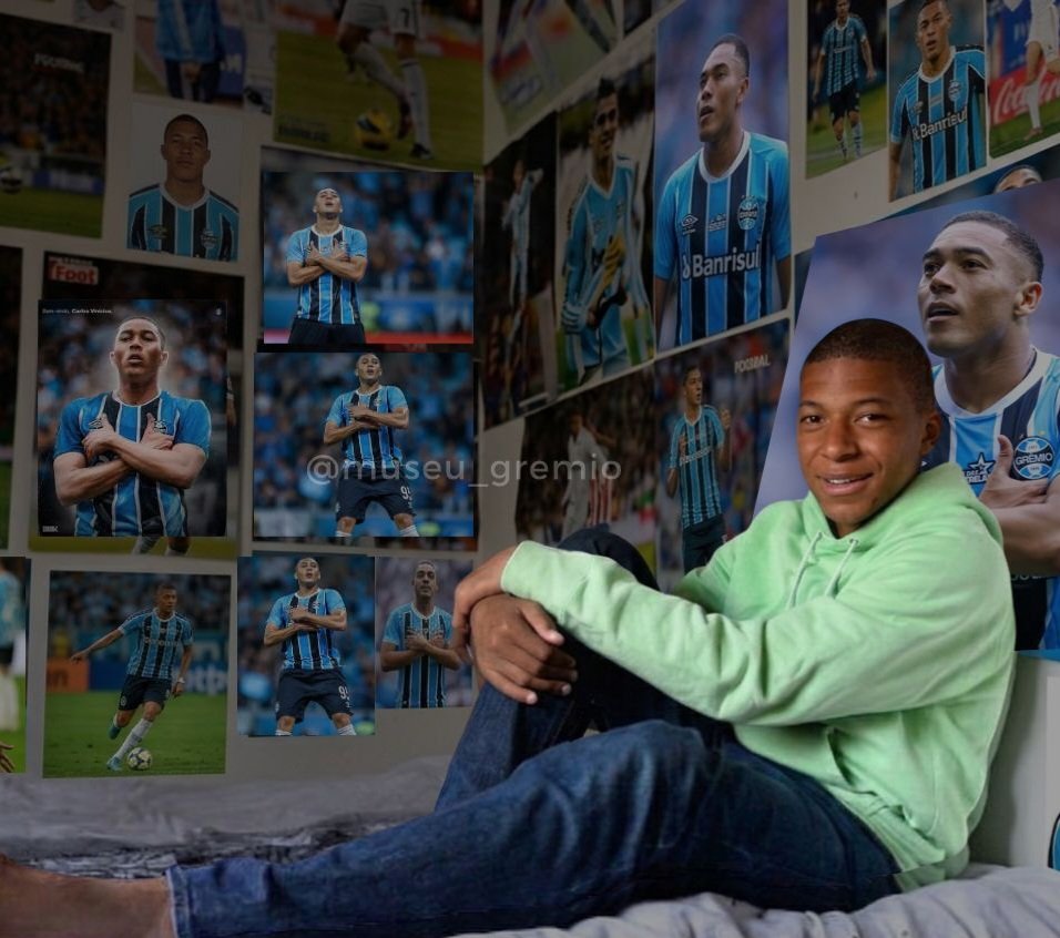museu_gremio's tweet photo. Mbappé tem boas referências https://t.co/C9c8H1saJZ