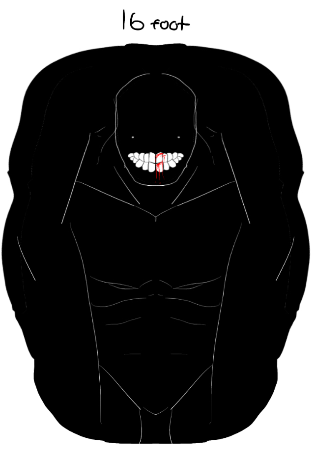 evil red skeleton tweet media