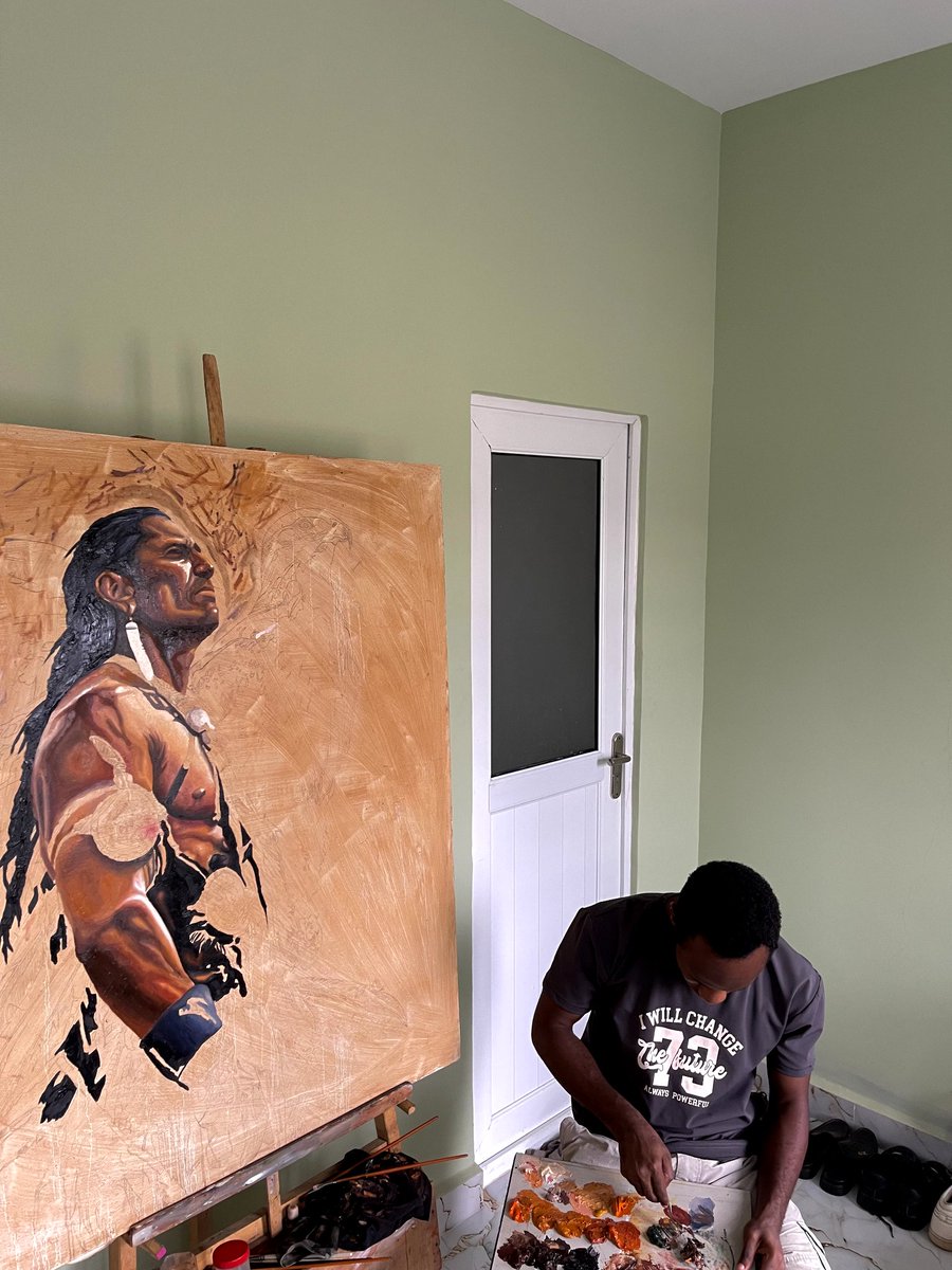 CyrilLumen7's tweet photo. The process        The finished piece https://t.co/oXCPYjx7mB