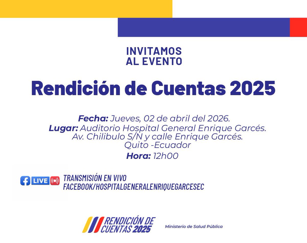 Hospital General Enrique Garcés 🇪🇨 tweet media