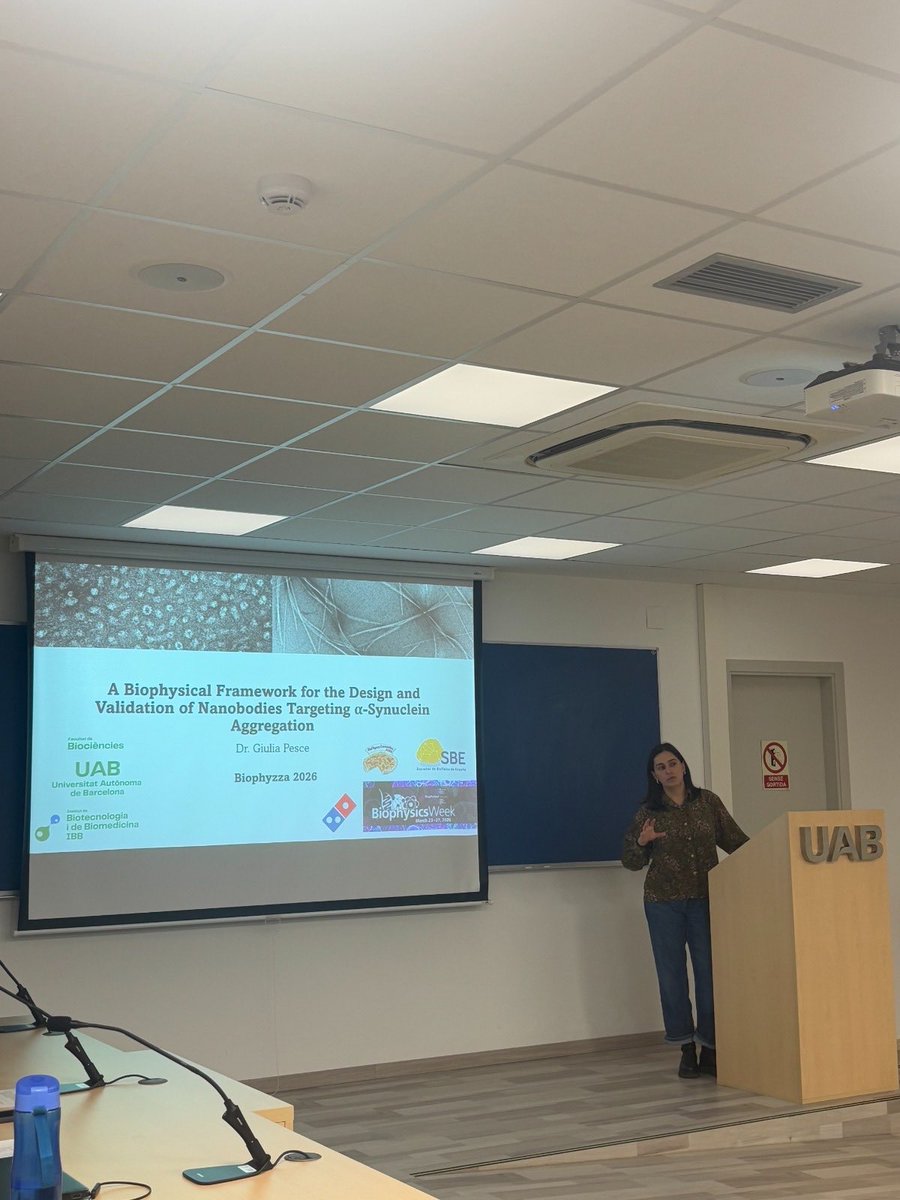 PPMC_UAB's tweet photo. Yesterday we celebrated #BiophysicsWeek at @UABBarcelona with our #Biophyzza Connection 🍕🔬
Great talks from young UAB scientists and fantastic student engagement!
Big thanks to everyone involved—especially our lab team for leading the effort 🙌
@SBEsp https://t.co/PliGw8AYIm