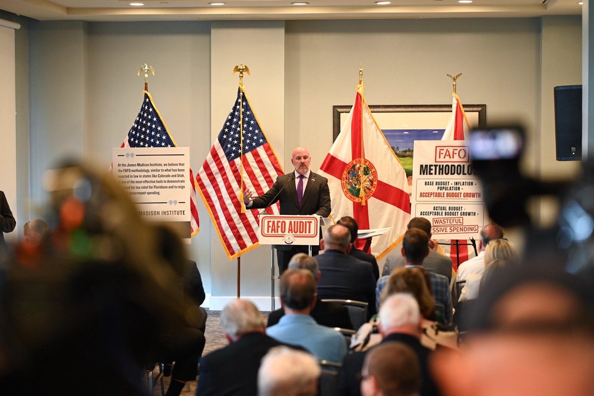 Today we exposed Flagler County’s egregious spending. 

Last year they excessively spent and wasted $59.8M of taxpayer dollars. 

In the last 6 years their budget went from $92.5M to $202.7M last year. 

That’s an astounding 120% increase! 

The residents of Flagler deserve