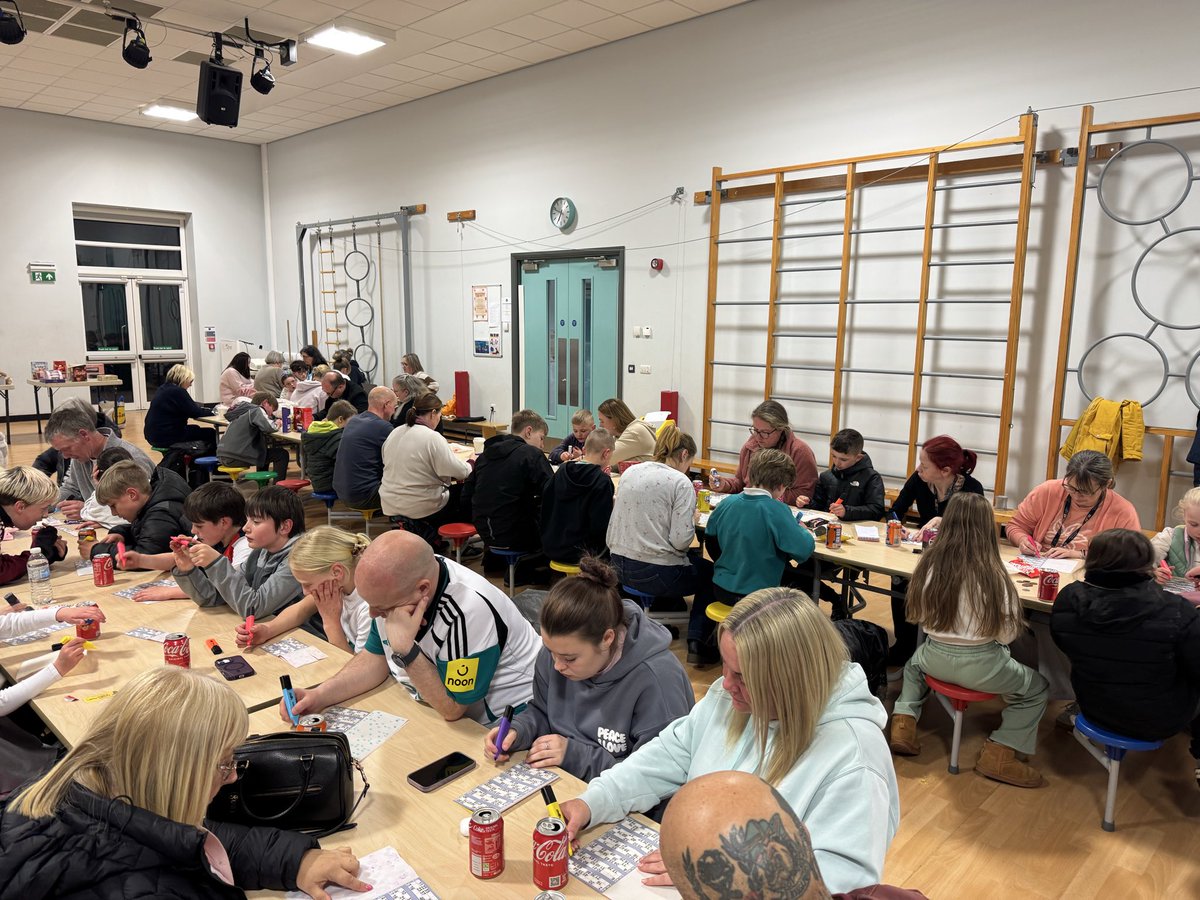 whitehouseps's tweet photo. A huge thank you to those who came to our #ptfa bingo night. We raised over £350 which will be reinvested into school. #eyesdown 👀 https://t.co/kevdMj3Wby