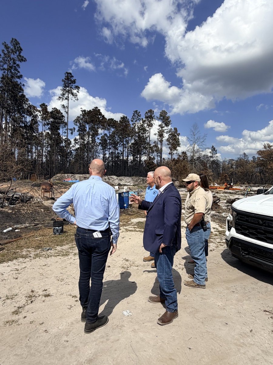 LtGovJayCollins's tweet image. Heartbroken by the devastation from the Mossy Pond wildfires in Calhoun County. Our prayers are with every family who has lost homes, memories, and peace of mind—you are not alone. 

To every firefighter, first responder, and emergency team on the front lines: thank you for your