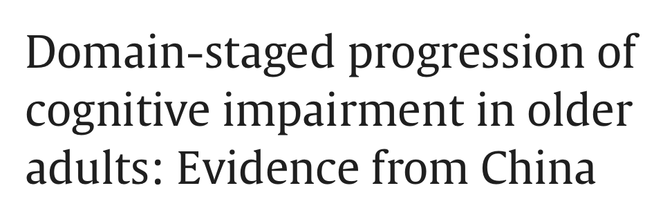 AMWA_diversity's tweet image. A new paper by W. Zhengyu et al. examines domain-specific cognitive decline.
 
Read: sciencedirect.com/science/articl…

#CognitiveAging #Lifestyle #BrainHealth #CognitiveDomains #CHAP