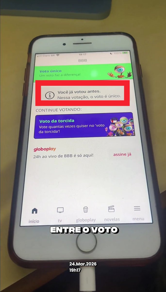 ariesnigena's tweet photo. @palomadoss @iPauleteh O voto pelo app não foi computado. https://t.co/WCPzIaHRpM