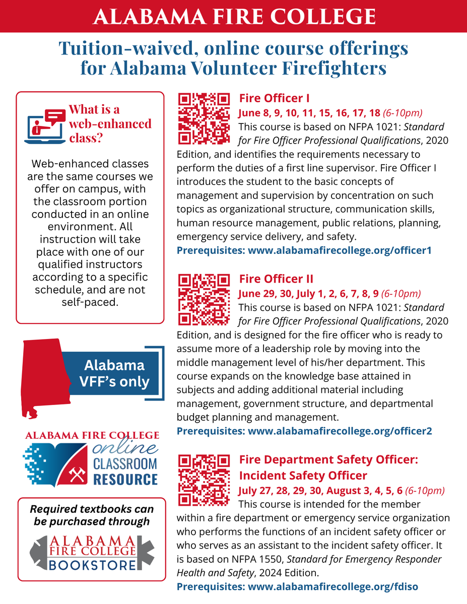 Alabama Fire College tweet media