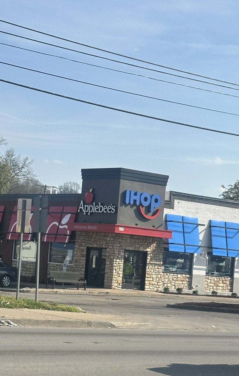 I’m at the Applebees, I’m at the iHop, I’m at the combination Applebees AND iHop