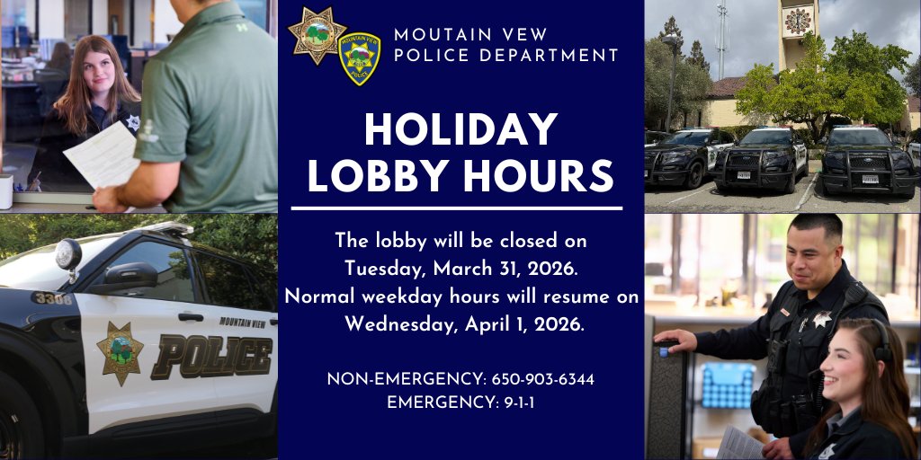 Mountain View Police tweet media