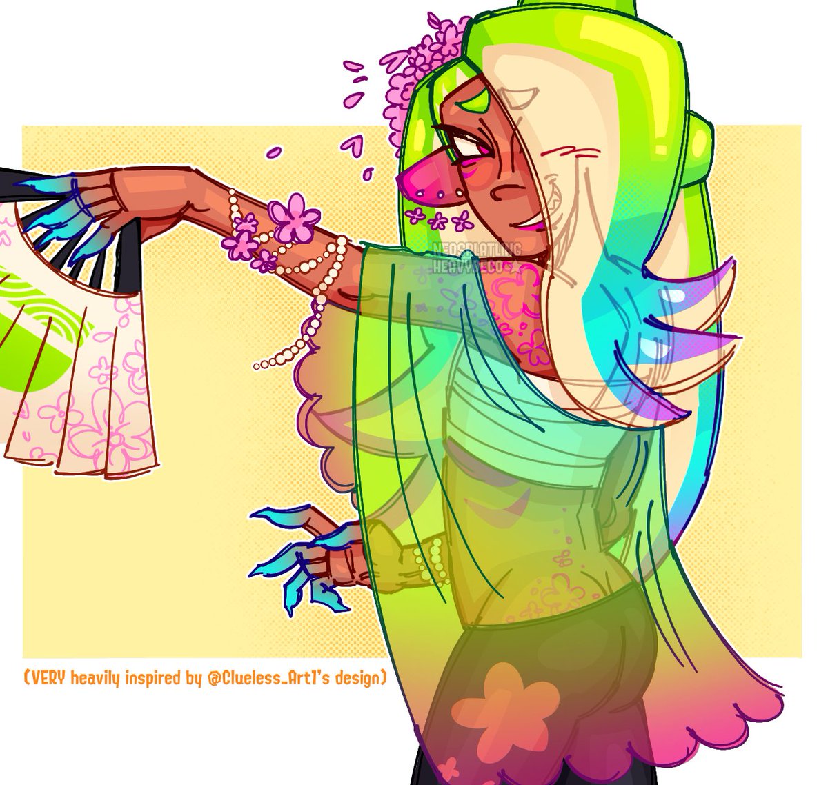 NEOSPLATLING's tweet photo. i dont really have a springfest design for shiver yet #splatoon https://t.co/wstTX6fGcF