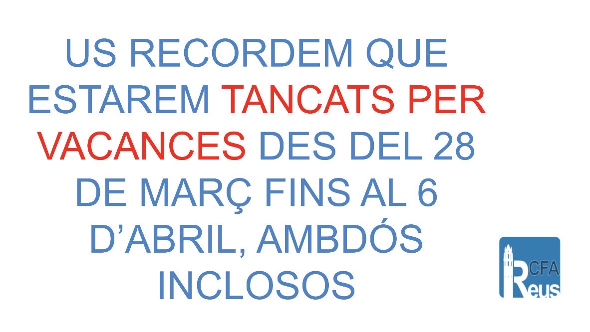 CFA REUS tweet media