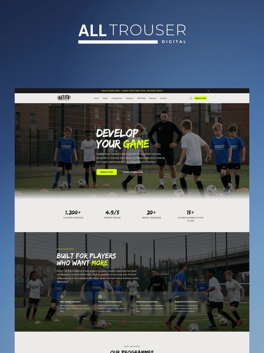 Fresh from the studio #websites #golfwebsites #coachingwebsites alltrouser.digital