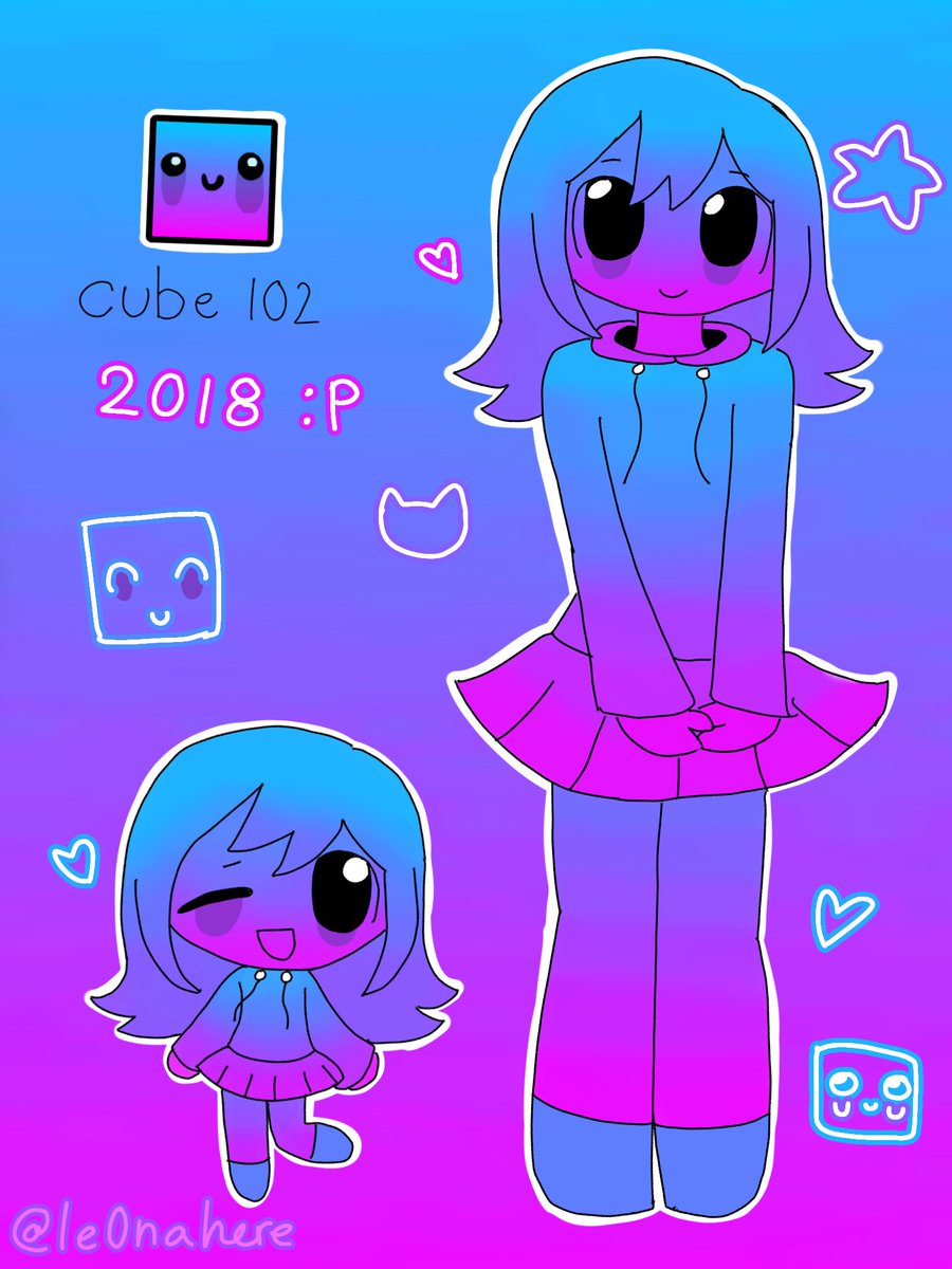 le0nahere's tweet photo. my geometry dash cubesonas!! these are all the cubes i used since i started playing :) #geometrydash https://t.co/9U6upFn4wP