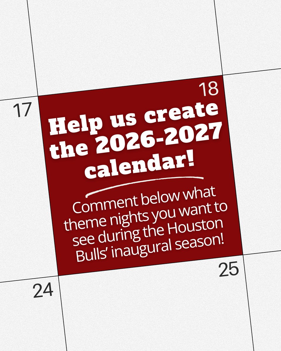 Houston Bulls tweet media