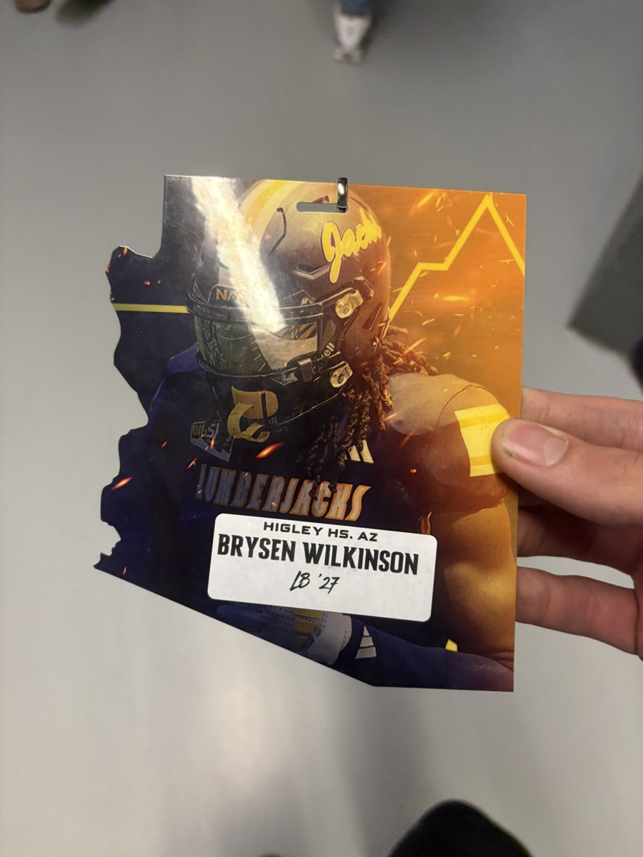 Brysen Wilkinson 6’3 205lb DB/LB 4.46 40 Laser tweet media