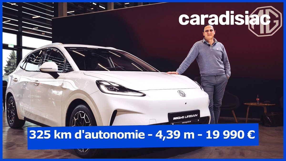 dmeance's tweet photo. Présentation Nouvelle MG4 « Urban » : une compacte électrique moins chère qu’une citadine ! https://t.co/pDFOiokWsX via @YouTube @Caradisiac 
@MGMotorFrance #MGMotor #MG #MG4 #Urban #MG4Urban #Compacte #Electrique #Abordable #Présentation #VoitureElectrique #BEV #EV #VE https://t.co/CdQUWF3K9Q