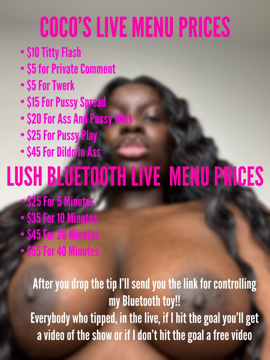 20$ CoCoFantasia 🥵🥵💦💦 tweet media