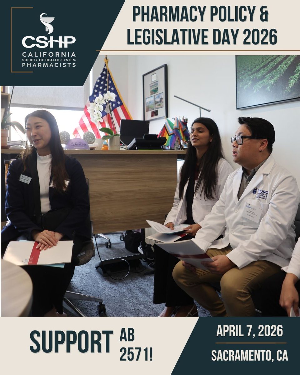 California Society of Health-System Pharmacists tweet media