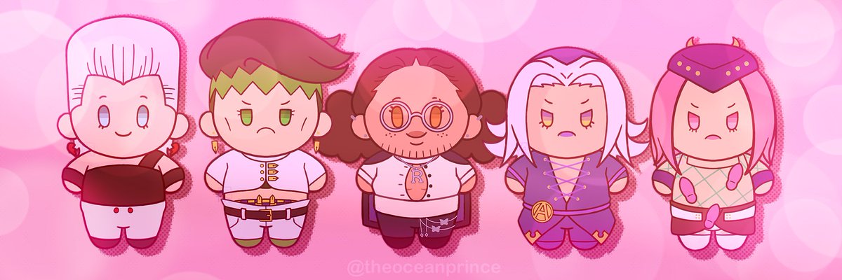 theoceanprince's tweet photo. I TURNED MY F/O’S INTO MARKETABLE PLUSHIES AND THEY HATED ME FOR IT ‼️

i wanted to make a cute banner for my layout change !! （≧∇≦） https://t.co/NHUPugyzhl