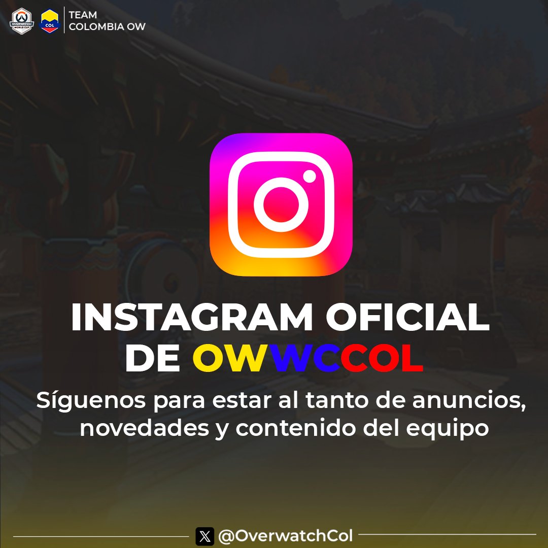 Overwatch Colombia | #OWWC2026 tweet media