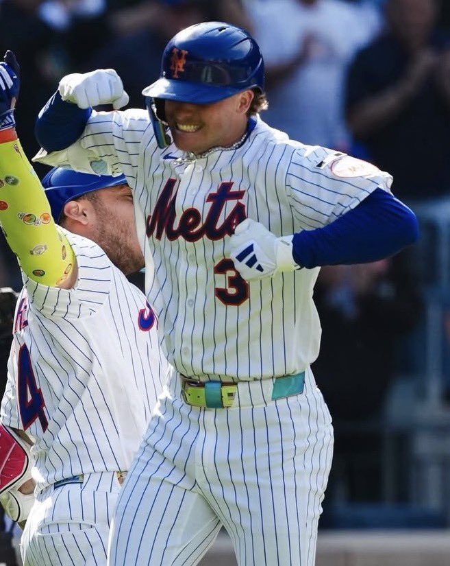 metsbatflip1's tweet photo. The only players in Mets history to make their MLB debut on Opening Day and hit a HR:

Kazuo Matsui - 2004
Carson Benge - 2026 https://t.co/rII3W1BAAC