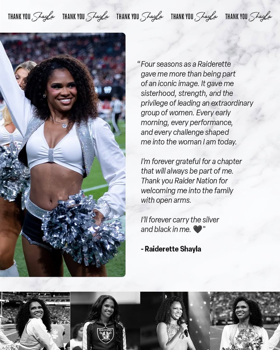 Raiderette Daily tweet media