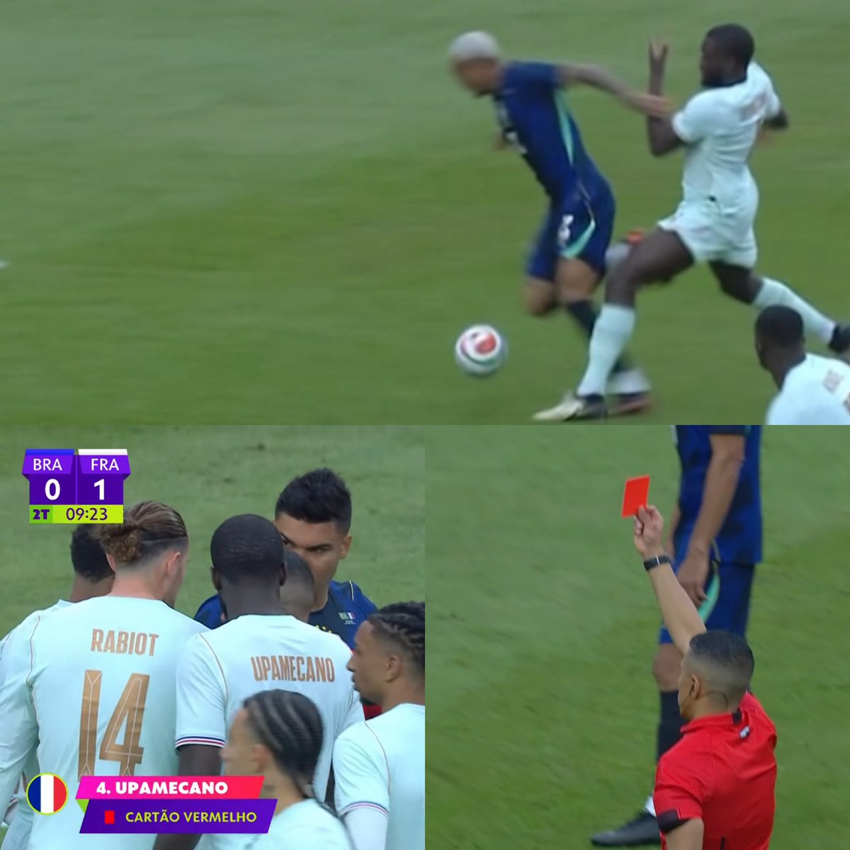 Pesgrau's tweet image. Upamecano muito bem expulso!

VAMO VIRAAAAR!🇧🇷