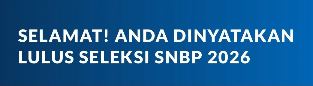 syafa²⁶ | lolos SNBTTT PIL 1 tweet media