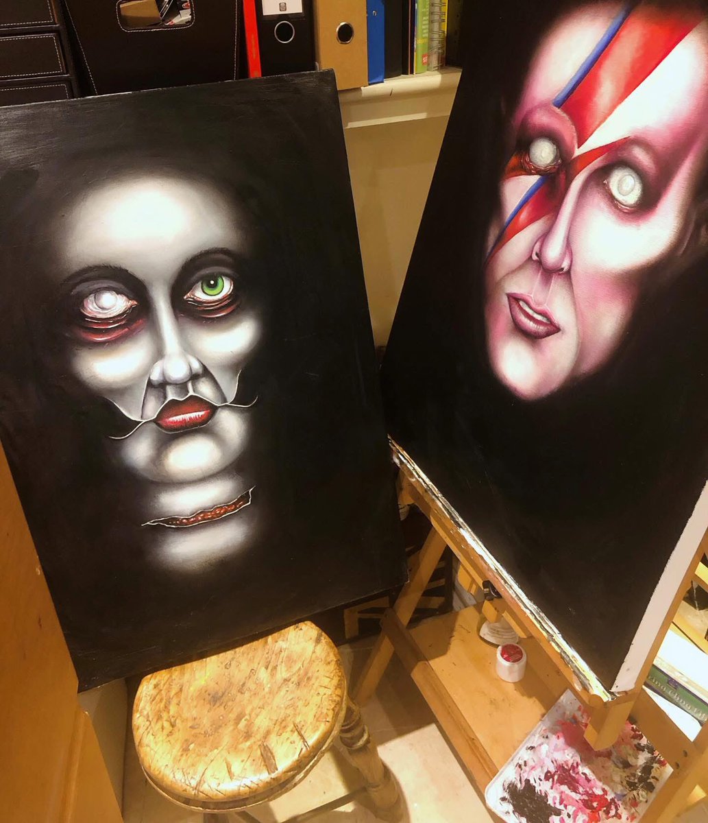 An evening of painting…