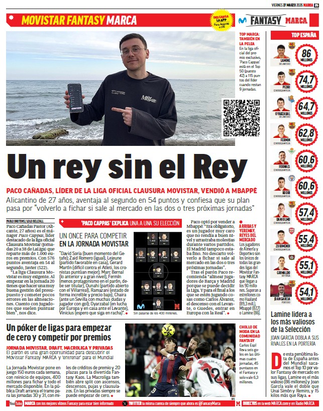 Movistar Fantasy MARCA tweet media