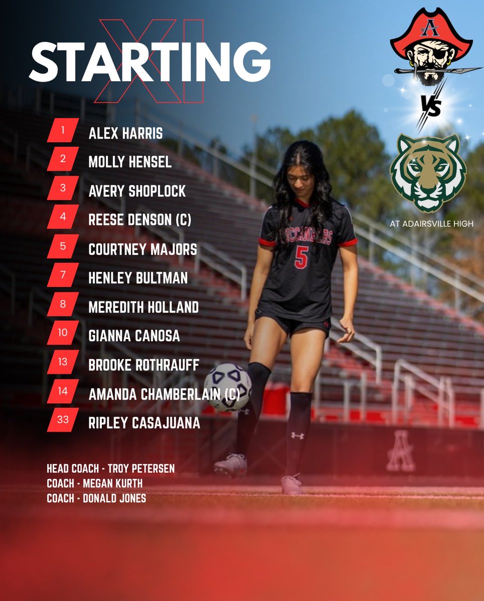 allatoonasoccer's tweet photo. GV - Starting Line-up vs Adairsville https://t.co/tl2nED8iCf