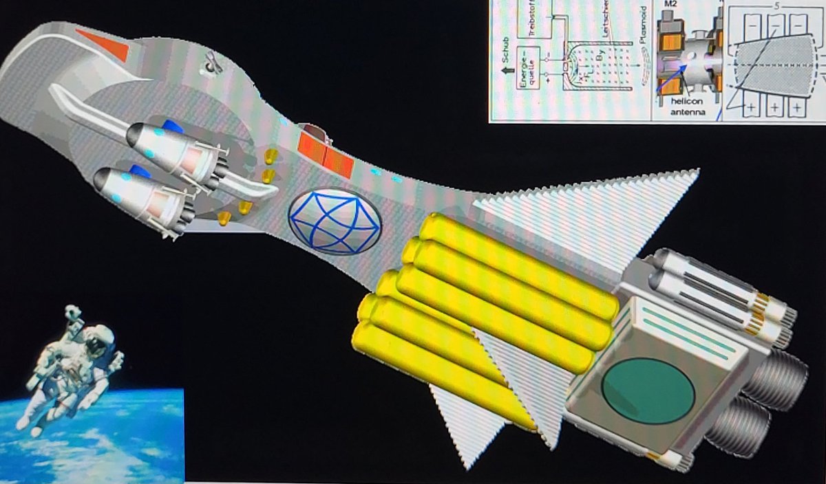 AchleitnerD's tweet photo. @NASA In SPACE FLIGHT’S…. there is NOT really a motion.....  Necessary is the INTERPLANETARY space flight. In a GLOBAL cooperation we can build the TRITON space ship 🌌🚀, with HIGH POWER plasma thrusters. Allows us landing on Saturn's satellite ENCELADUS 🚀
https://t.co/9pb38lcUtT https://t.co/ZoGhSi6KJX