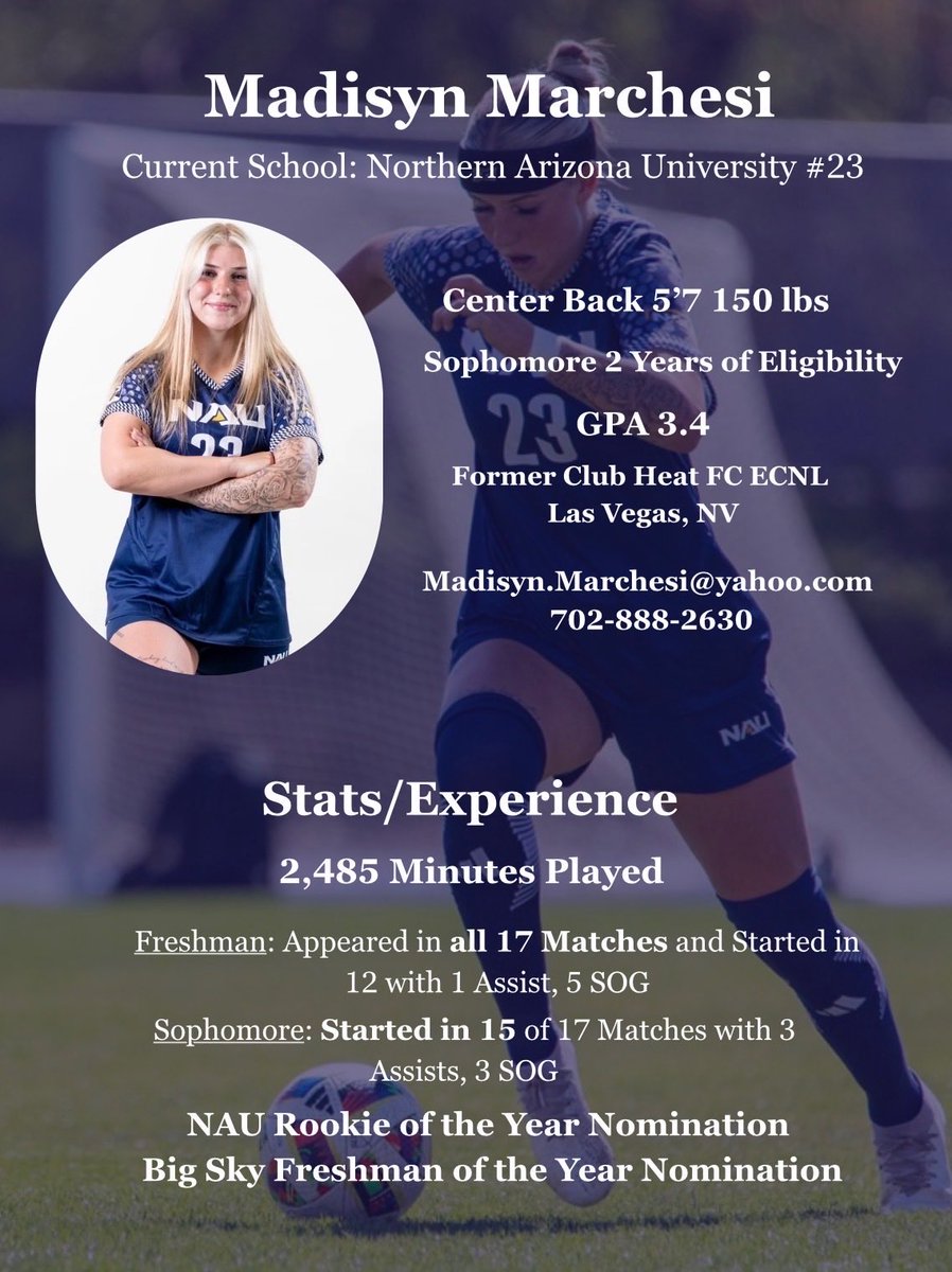 MadisynMarchesi's tweet photo. After much reflection and prayer, I have made the difficult decision to enter the transfer portal on May 1.                                                                             I am grateful for the opportunities and for the staff who have helped me grow. 

TY Flagstaff ❤️ https://t.co/UlHmElF59X