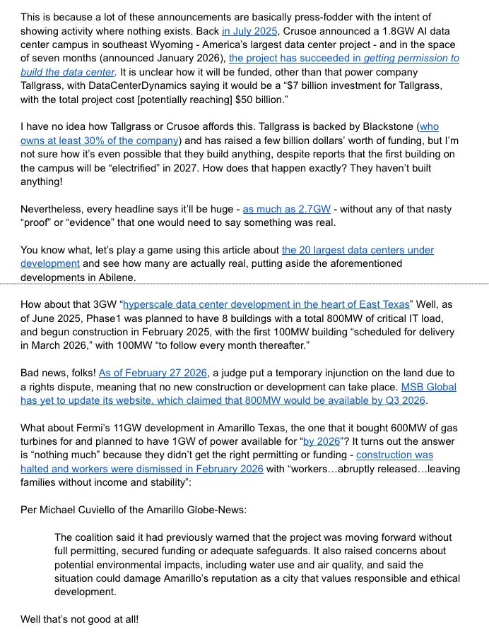 Ed Zitron tweet media